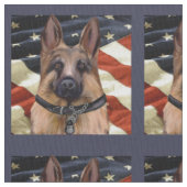 DEUTSCHER SCHÄFERHUND STOFF (Nahaufnahme)