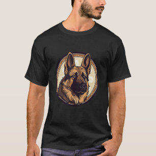 Deutscher Schäferhund Süße Rasse Hund Motiv T-Shirt