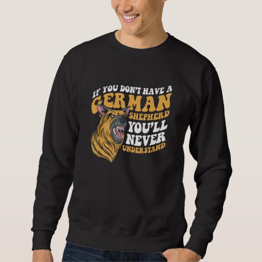 Deutscher Schäferhund Sweatshirt (Vorderseite)