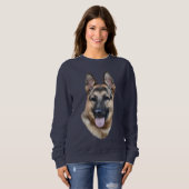 Deutscher Schäferhund Sweatshirt (Vorne ganz)