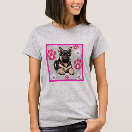 Deutscher Schäferhund-T - Shirt (Vorderseite)