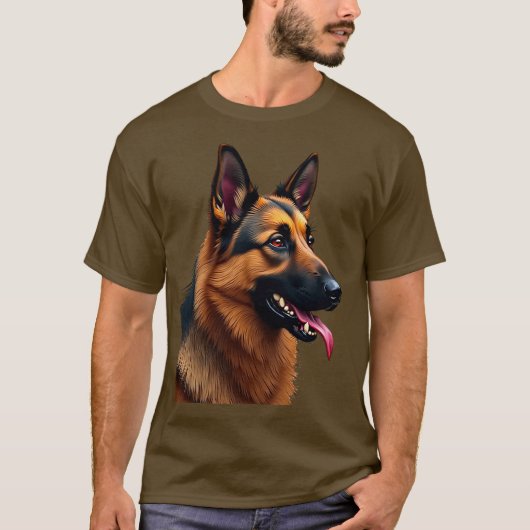 Deutscher Schäferhund T-Shirt (Vorderseite)