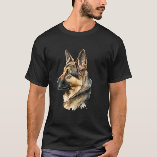 Deutscher Schäferhund T-Shirt (Vorderseite)