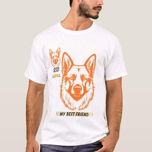 Deutscher Schäferhund T-Shirt (Vorderseite)