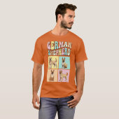 Deutscher Schäferhund T-Shirt (Vorne ganz)