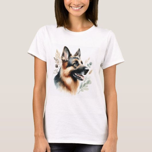 Deutscher Schäferhund T-Shirt (Vorderseite)