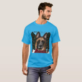 Deutscher Schäferhund T-Shirt (Vorne ganz)