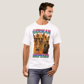 Deutscher Schäferhund T-Shirt (Vorne ganz)