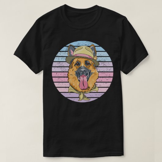 Deutscher Schäferhund T-Shirt (Design vorne)