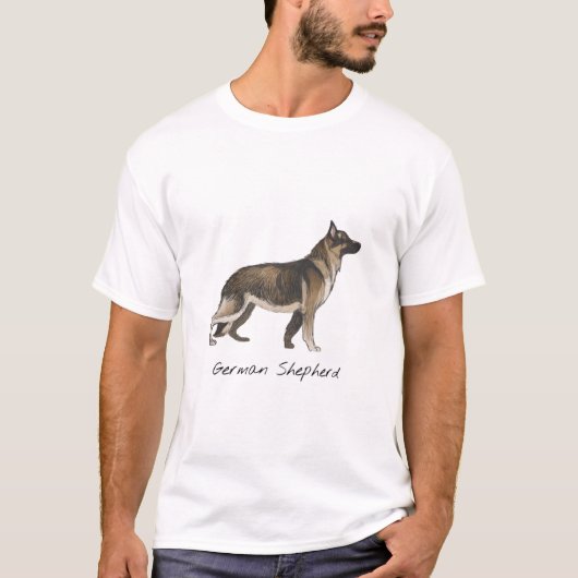 Deutscher Schäferhund T-Shirt (Vorderseite)