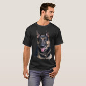 DEUTSCHER SCHÄFERHUND T-Shirt (Vorne ganz)