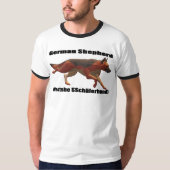 Deutscher Schäferhund T-Shirt (Vorderseite)