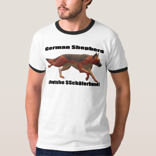 Deutscher Schäferhund T-Shirt (Vorderseite)