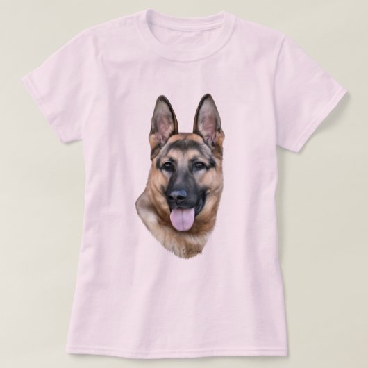 Deutscher Schäferhund T-Shirt (Design vorne)