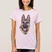Deutscher Schäferhund T-Shirt (Vorderseite)