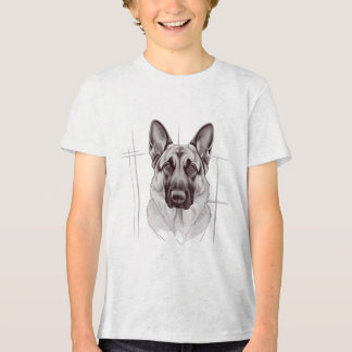 Deutscher Schäferhund T-Shirt Tri-Blend Shirt