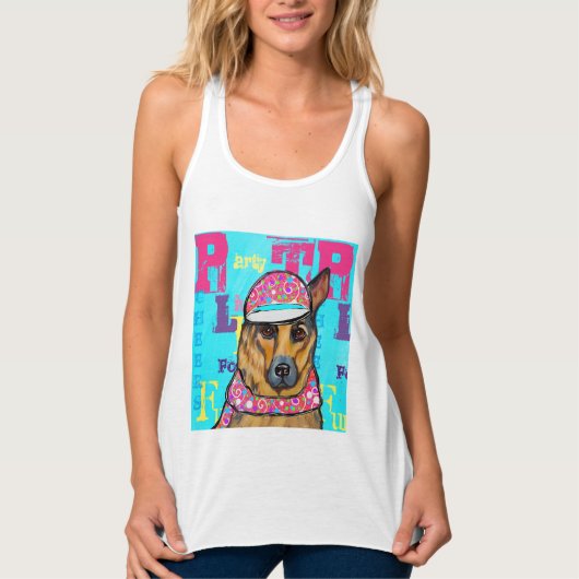 Deutscher Schäferhund Tank Top (Vorderseite)