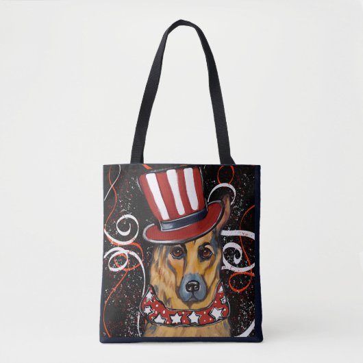 Deutscher Schäferhund Tasche (Vorderseite)