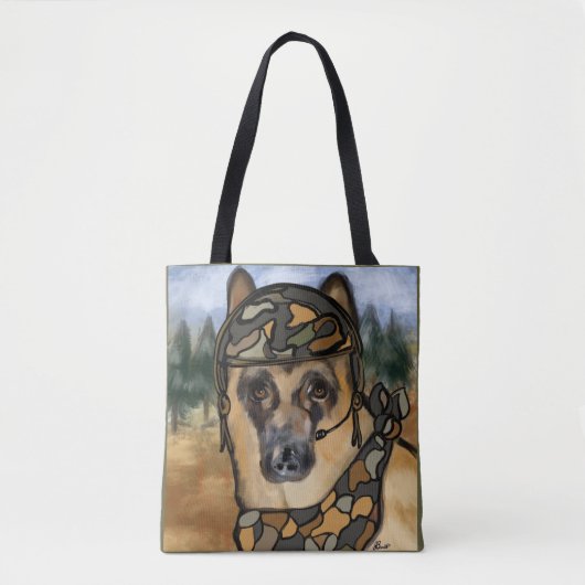DEUTSCHER SCHÄFERHUND TASCHE (Vorderseite)