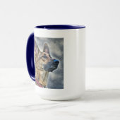 Deutscher Schäferhund Tasse (Vorderseite Links)