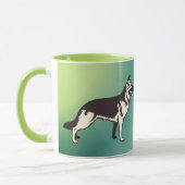 Deutscher Schäferhund Tasse (Links)