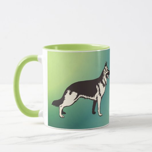 Deutscher Schäferhund Tasse (Links)