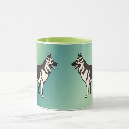 Deutscher Schäferhund Tasse (Zentrum)
