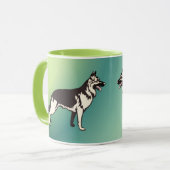 Deutscher Schäferhund Tasse (Vorderseite Links)
