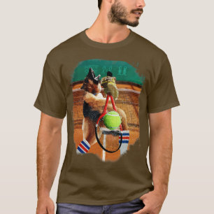 Deutscher Schäferhund Tennis 1 T-Shirt