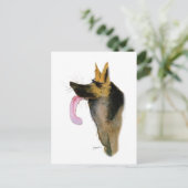 Deutscher Schäferhund, tony fernandes Postkarte (Stehend Vorderseite)