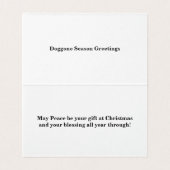 Deutscher Schäferhund, Toyotter, grüne Schneeflock (Innenseite Aufgefaltet)