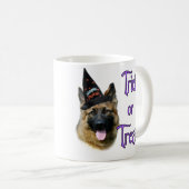 Deutscher Schäferhund-Trick Kaffeetasse (VorderseiteRechts)