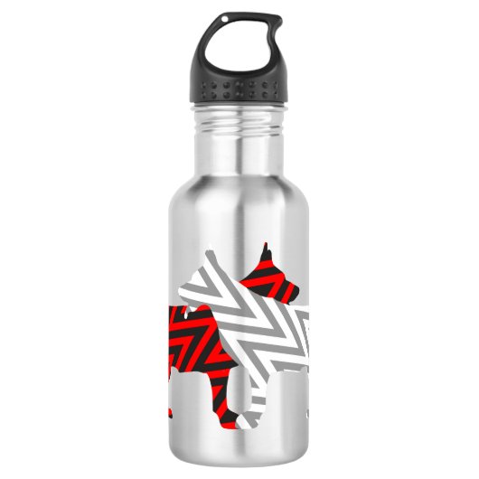 Deutscher Schäferhund Trinkflasche (Vorderseite)