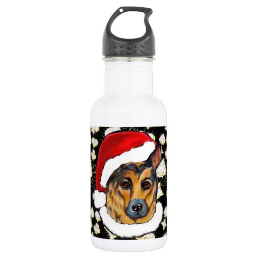 DEUTSCHER SCHÄFERHUND TRINKFLASCHE (Vorderseite)