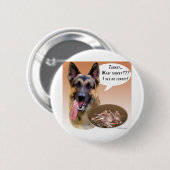 Deutscher Schäferhund Türkei Button (Vorne & Hinten)