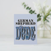 Deutscher Schäferhund-TYP Postkarte (Stehend Vorderseite)