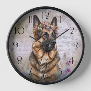 Deutscher Schäferhund Uhr