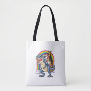 Deutscher Schäferhund Unicorn Dinosaur T rex Funny Tasche