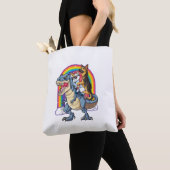 Deutscher Schäferhund Unicorn Dinosaur T rex Funny Tasche (Von Nahem)