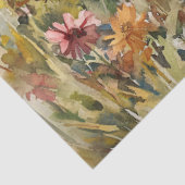 Deutscher Schäferhund unter den Wildblumen Dekoupa Seidenpapier (Ausschnitt)