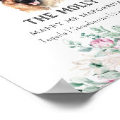 Deutscher Schäferhund Unterschrift Drink Zeichen Poster (Ecke)