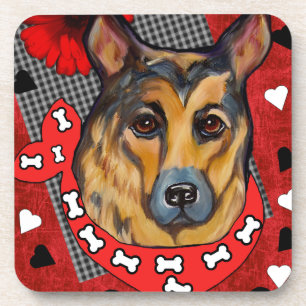 DEUTSCHER SCHÄFERHUND UNTERSETZER