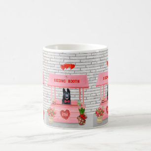 Deutscher Schäferhund Valentinstag Kussstand  Kaffeetasse