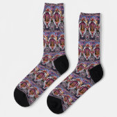 Deutscher Schäferhund Valentinstag  Socken (Linkes Detail)