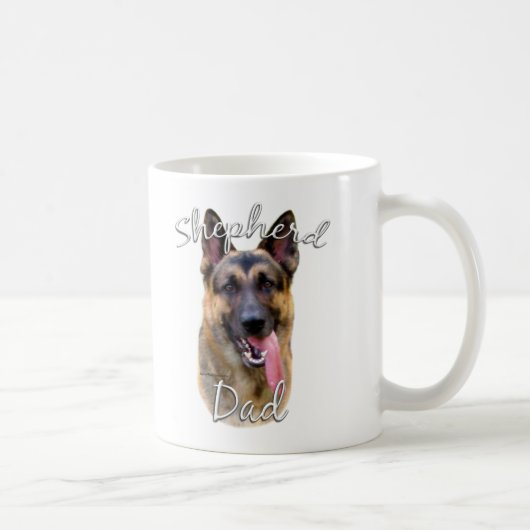 Deutscher Schäferhund-Vater 2 Kaffeetasse (Rechts)