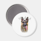 Deutscher Schäferhund-Vater 2 Magnet (Vorderseite/Rückseite)