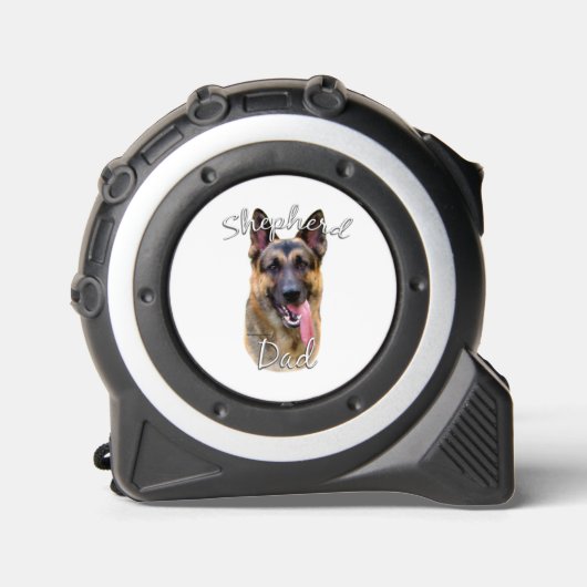 Deutscher Schäferhund-Vater 2 Maßband (Vorderseite)
