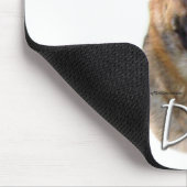 Deutscher Schäferhund-Vater 2 Mousepad (Ecke)