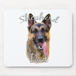 Deutscher Schäferhund-Vater 2 Mousepad