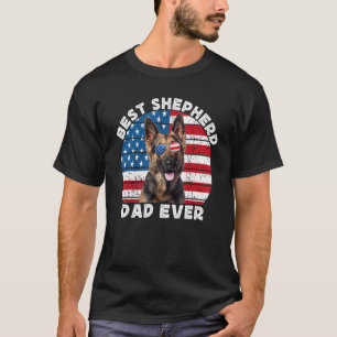 Deutscher Schäferhund-Vater für Männer GSP-Hundefa T-Shirt
